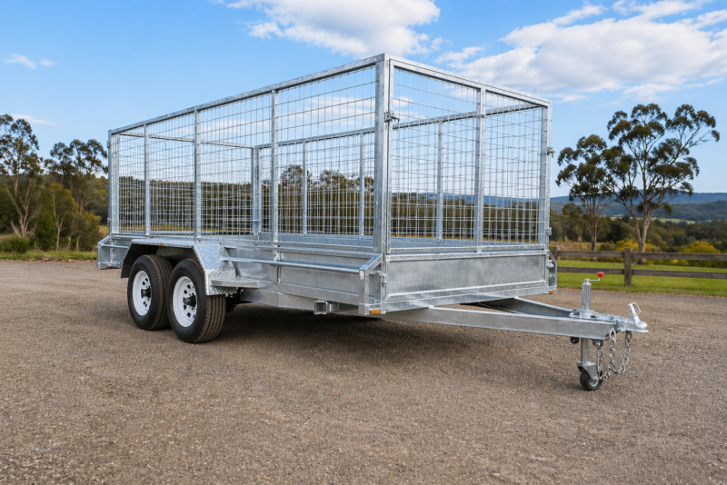 Heavy Duty 8x5 Cage Trailer